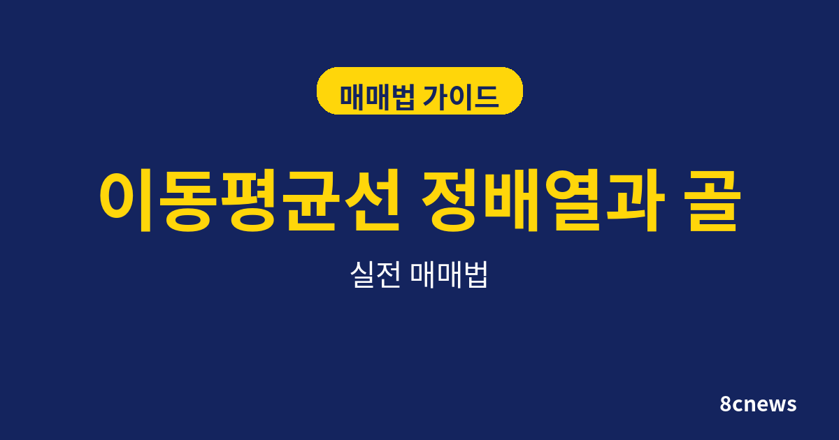 이동평균선 정배열과 골든크로스 읽기