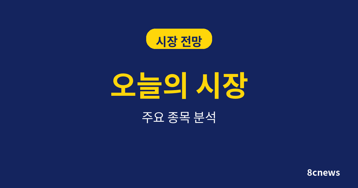 10월 13일 시장 전망: 주요 3종목 기술적 분석